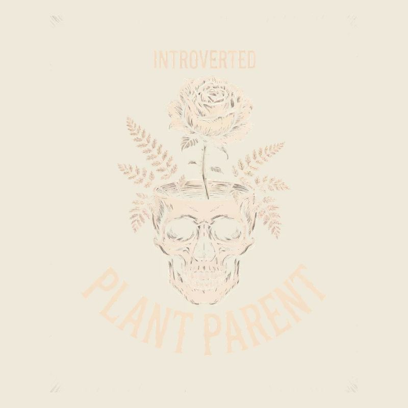 Introvertierter Pflanzenelternschädel