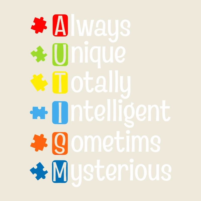 Autism Puzzle Pride: Unique Minds