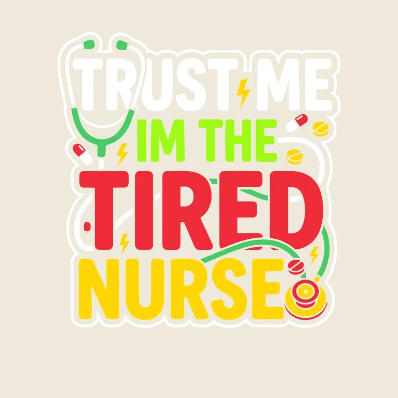 Infirmière de nuit, fatiguée