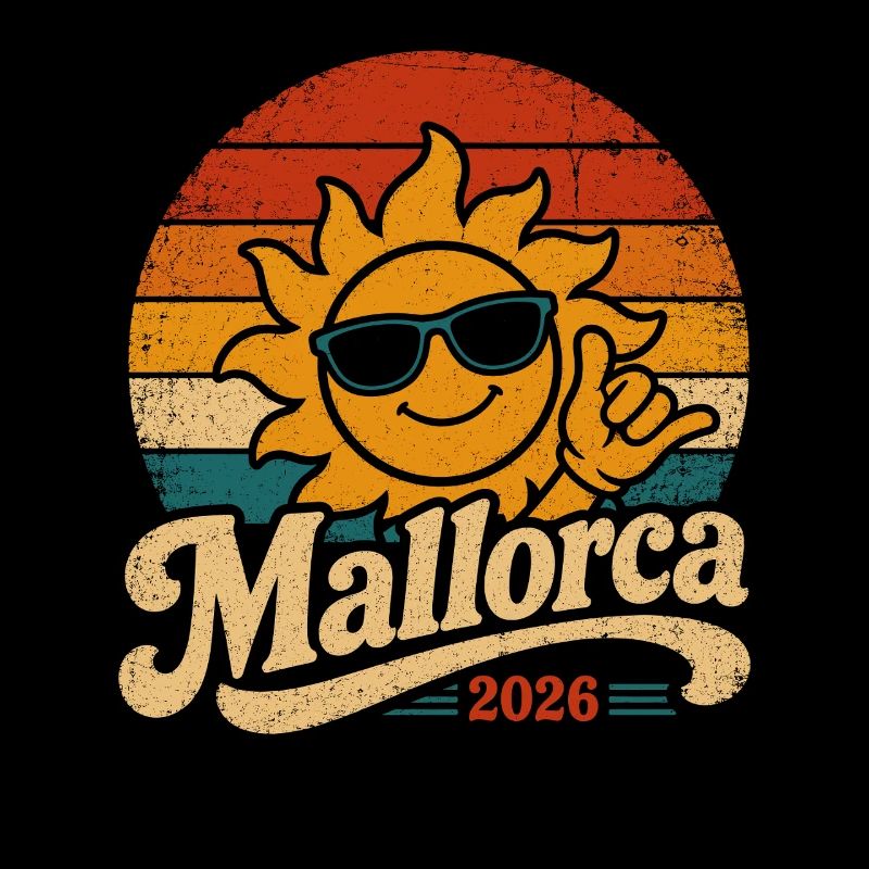 Mallorca 2026 Sonnenretro Strandmood
