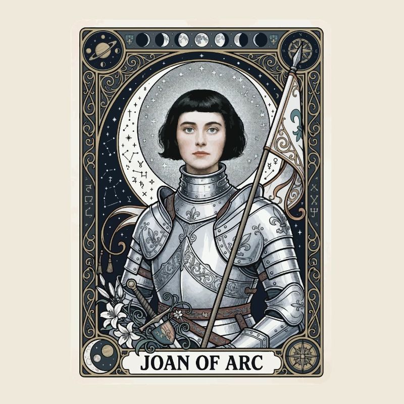 Carte de tarot Jeanne d’Arc