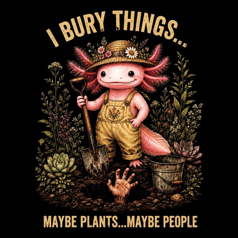 I Bury Things Maybe Plant Axolotl