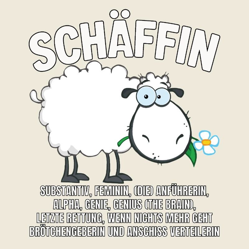 Schäffin - Alpha Schaf mit Sonnenbrille