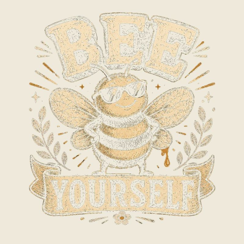 Graphique vintage Bee Yourself