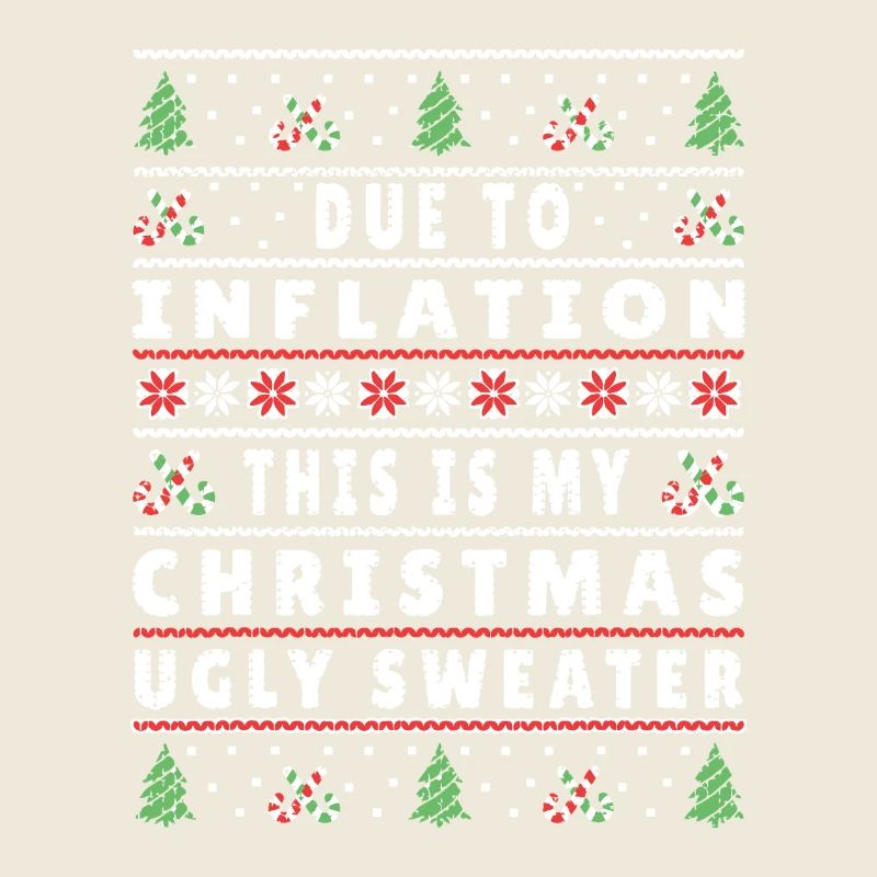 Inflation Weihnachten Hässlicher Pullover