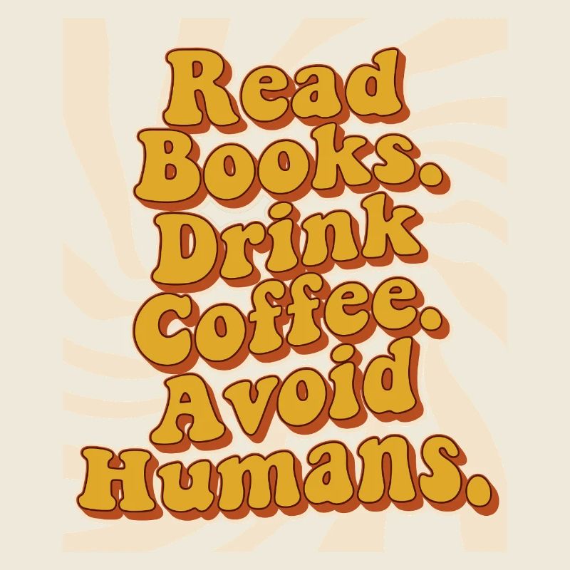 Introvert Bookworm Coffee Books