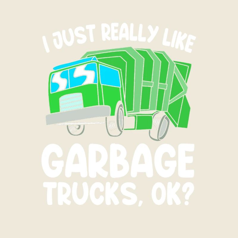 Garbage Truck Garbage Truck Garbage Man Trash Can