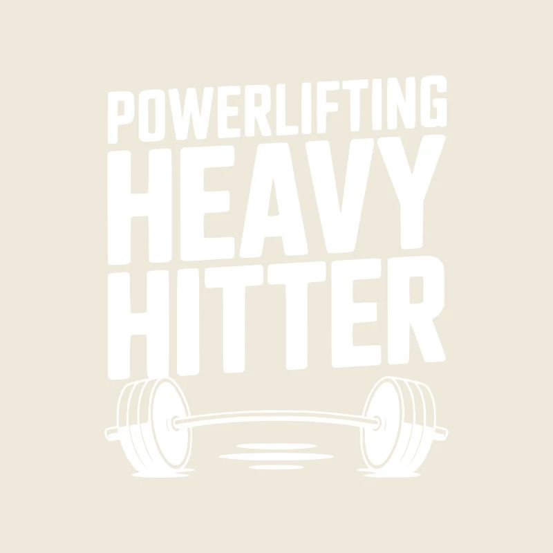Powerlifting schwerer Schlagmann