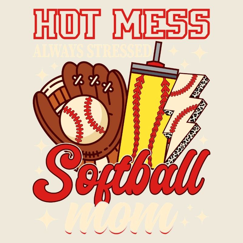 Maman de softball de Désordre Chaud