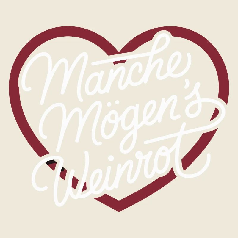 Manche mögens weinrot