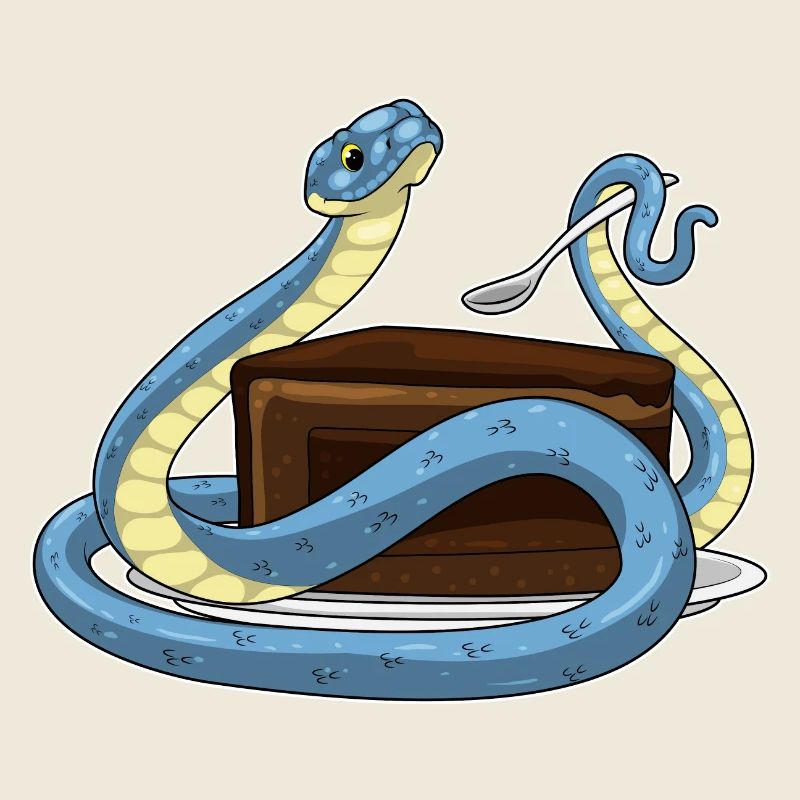 Snake Birthday Cake