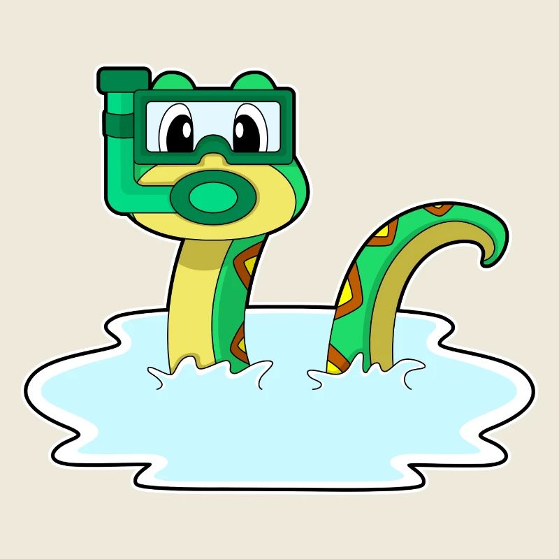 Snake Swimming Goggles
