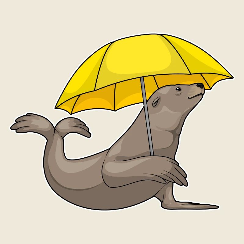 Parapluie de phoque