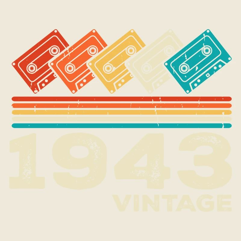 Legendary Since 1943 Vintage Retro Anniversary