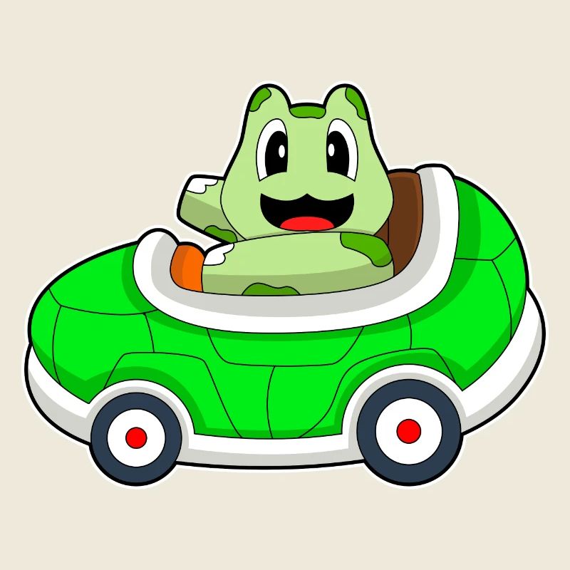 Schildkröte Auto