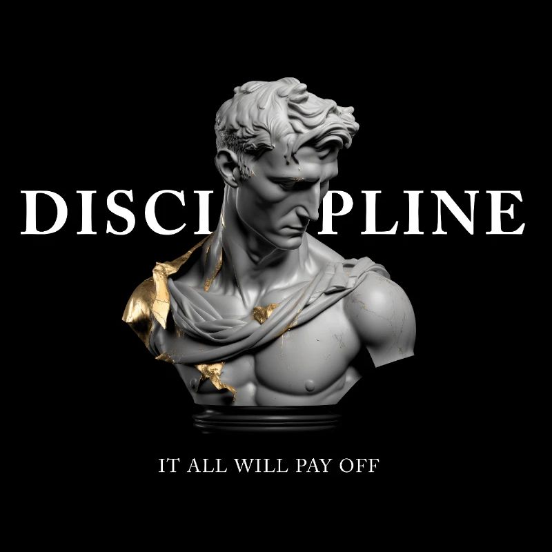 Discipline Greek Statue – It All Will Pay Off