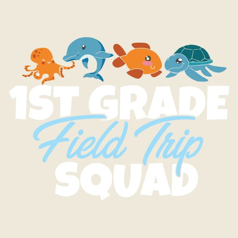 1st Grade Field Trip Squad Ocean Animals