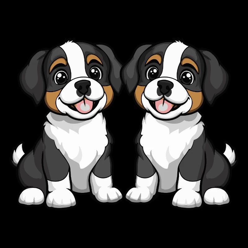 Bande dessinée de chien Saint-Bernard