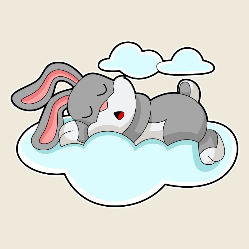 Nuages endormis de lapin