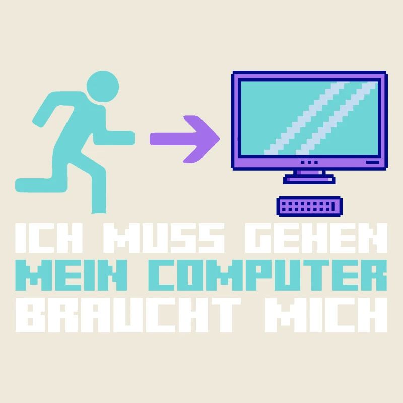 Computer Zocker Programmierer Administrator Gamer