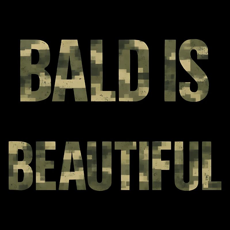 Soldaten Glatzkopf Geschenkidee Bald Is Beautiful