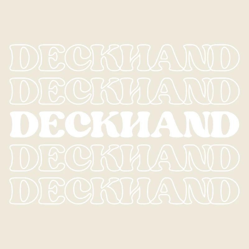 Deckhand Sailor Seaman Shipmate Ship Worker