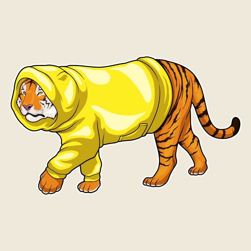 Sweat à capuche Tiger