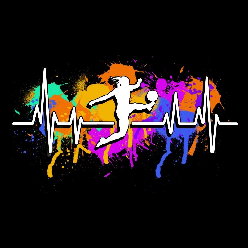 Fußballerin Fußball Herzschlag