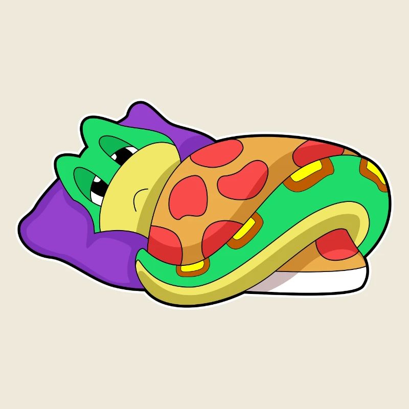 Oreiller de couverture serpent