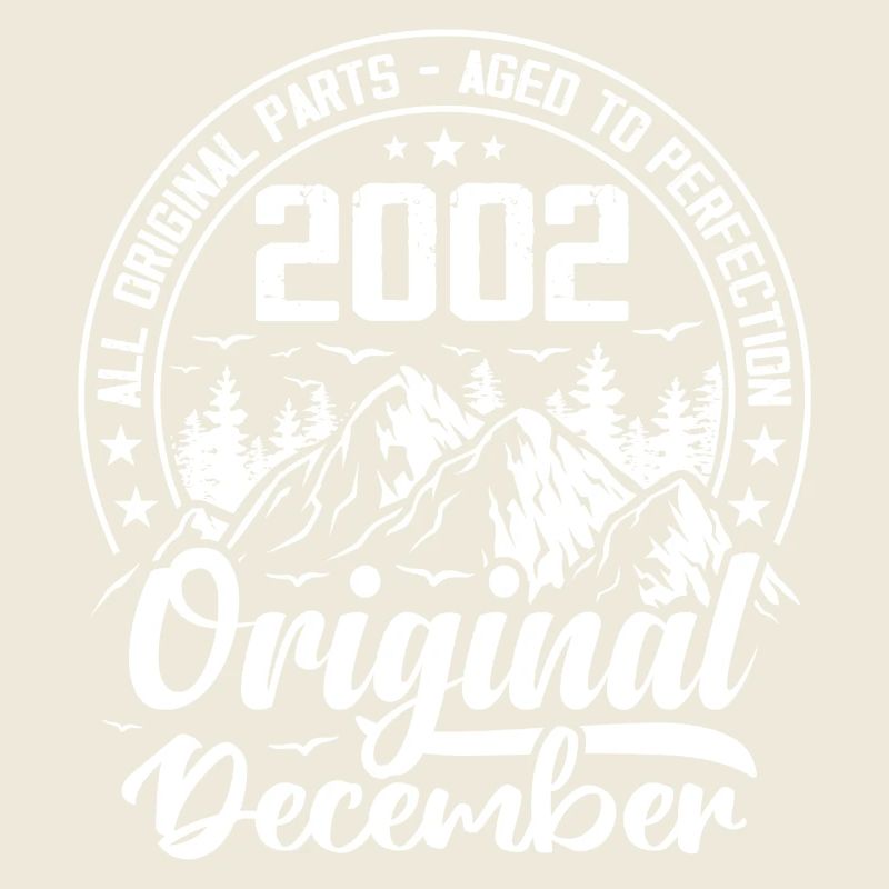 Dezember 2002 Original 22 Jahre altes Geburtstagsgeschenk