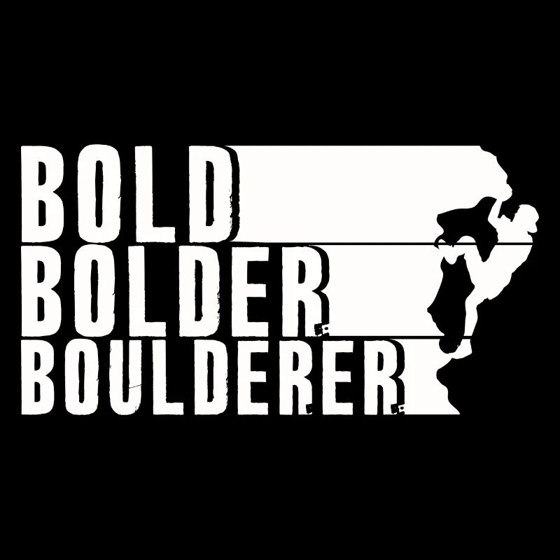 Bold Bolder Boulderer Bouldering Bouldering