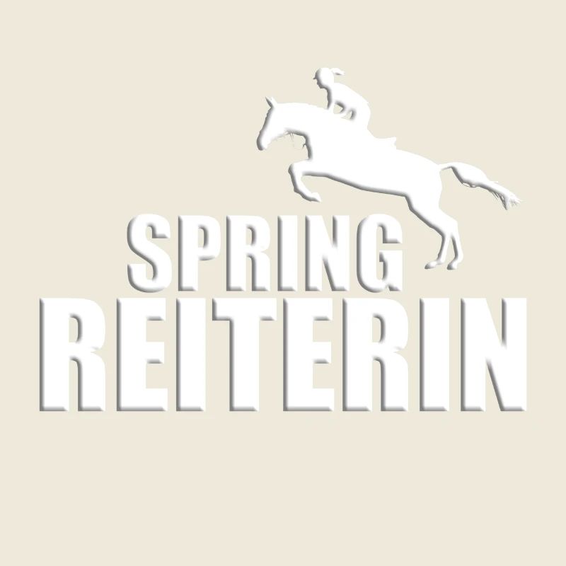 SPRINGREITERIN - REITEN - PFERD - PFERDE - MÄDCHEN