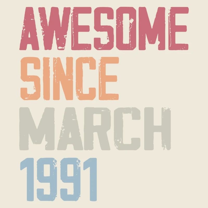 1991 Mars Naissance Anniversaire Mars 1991 Cadeau