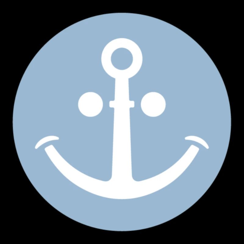 Ancre joyeuse (bleu clair)
