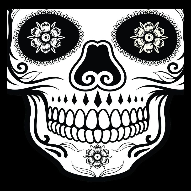 Crâne de mort mexicain Protection buccale