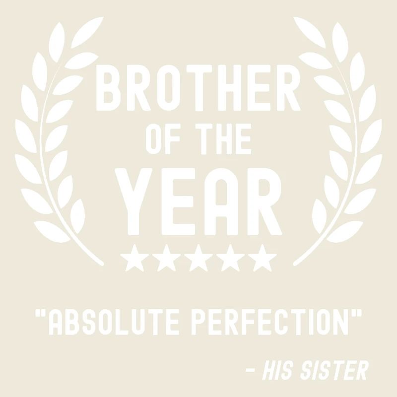 Bester Bruder Lustiger Spruch Geschenk Schwester