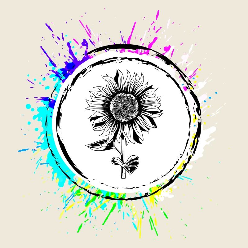Symbole d’icône de tournesol