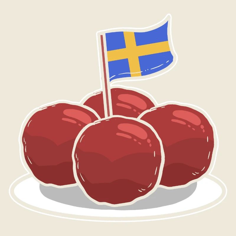 Schweden Schwedisch Fleischbällchen