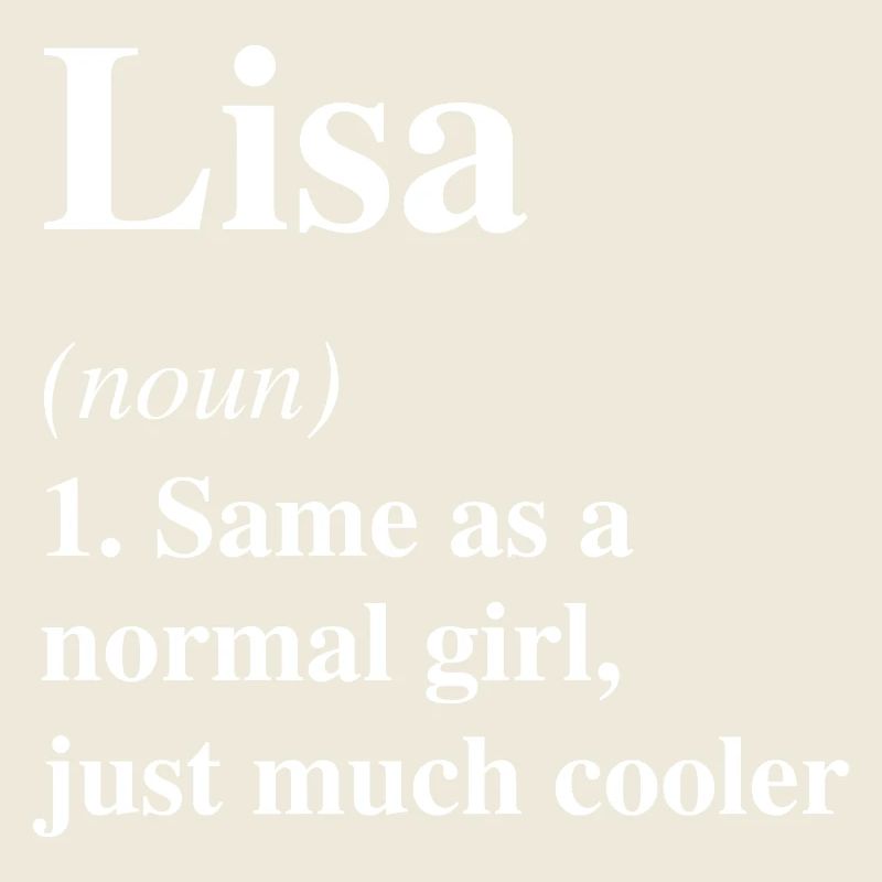 Lisa Définition Cool Nom Dire Cadeau