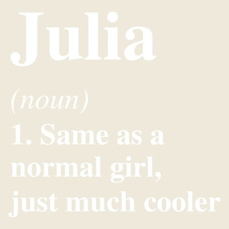 Julia Définition Cool Nom Dire Cadeau