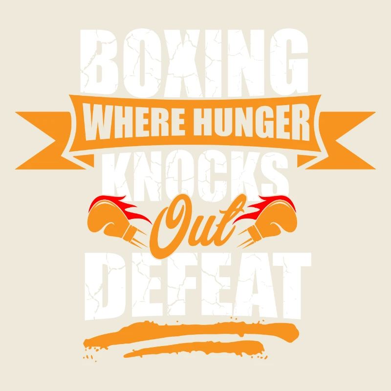 Boxe où la faim assomme la défaite,