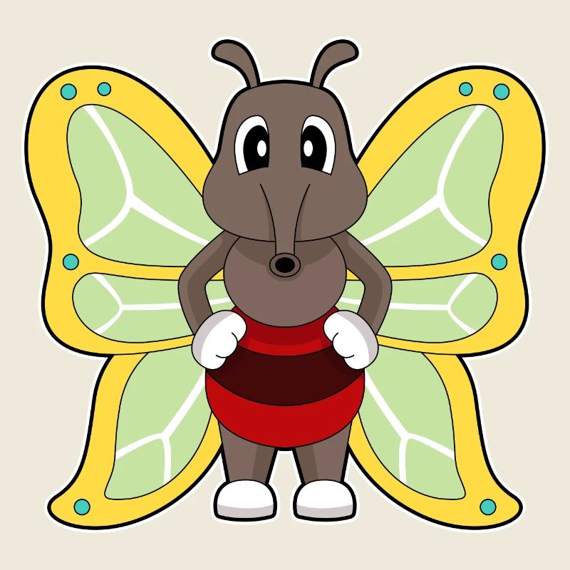 Schmetterling Mücke