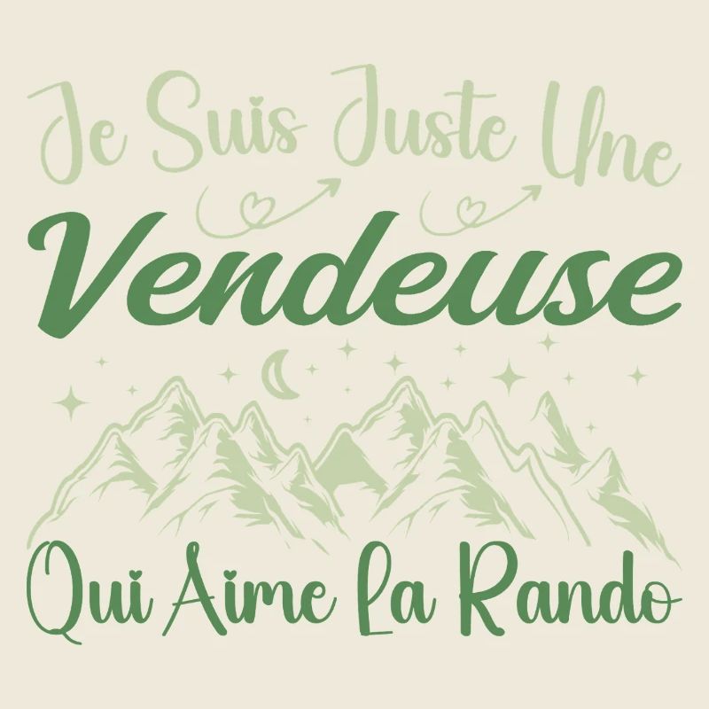 Vendeuse aventurier passionnée de Randonnée cadeau