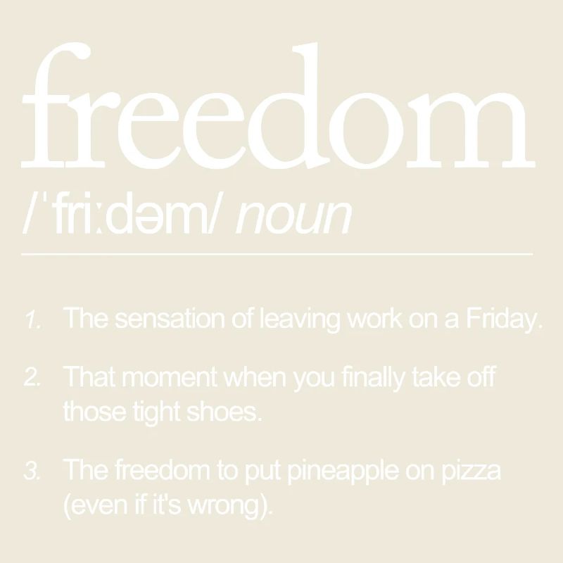 Liberté - 3 choses à travailler Pizza à l’ananas du week-end