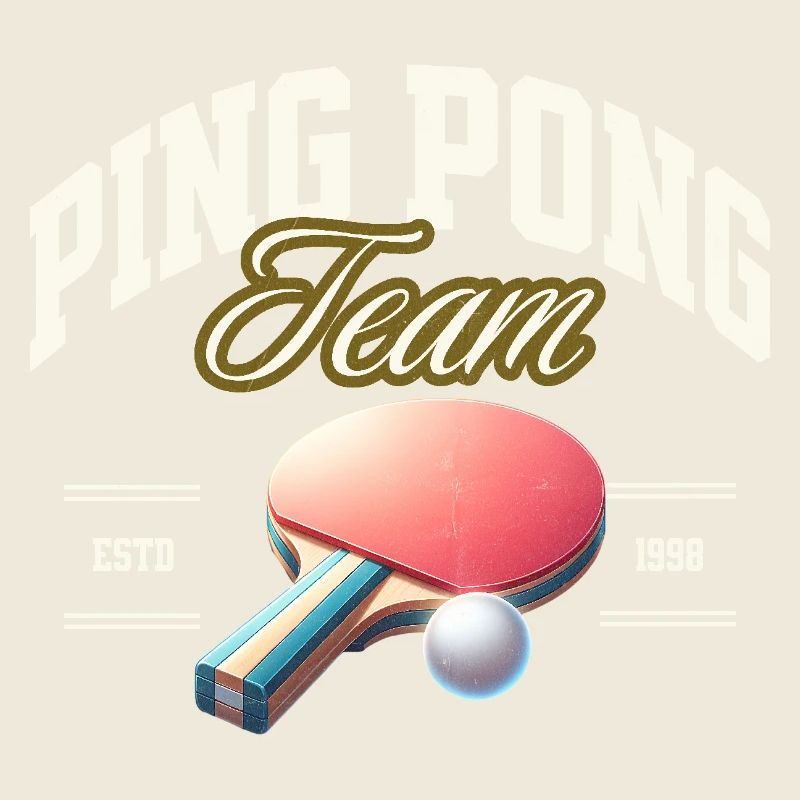 Ping Pong Team Table Tennis