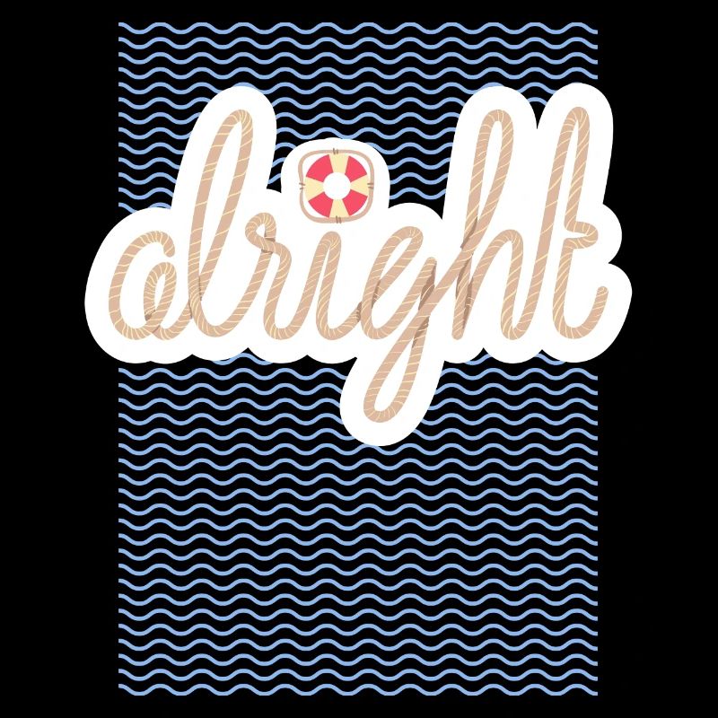 Alright - Summerdesign und Typografie