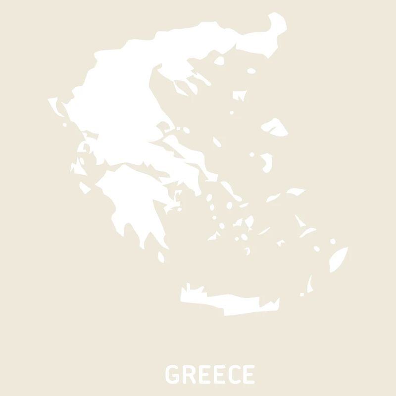 Une carte de la Grèce