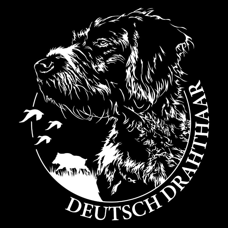 DEUTSCH DRAHTHAAR Wilsigns Jagdhund Jagdhunde