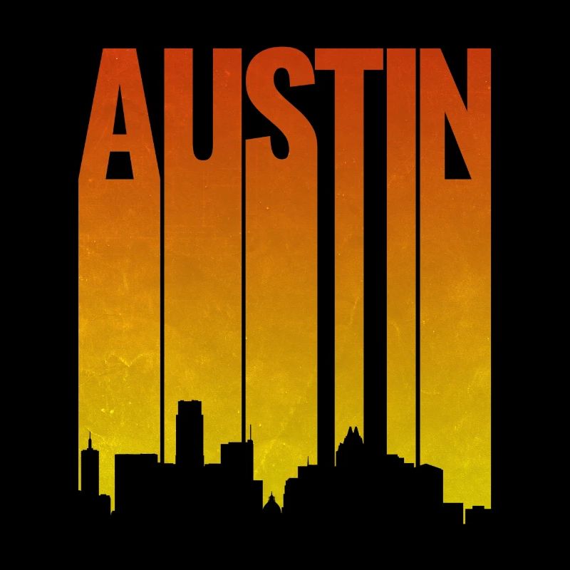 Austin Skyline Abendlicht