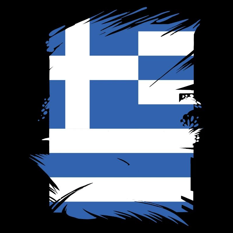 Drapeau de la Grèce Hellas Athènes Drapeau grec